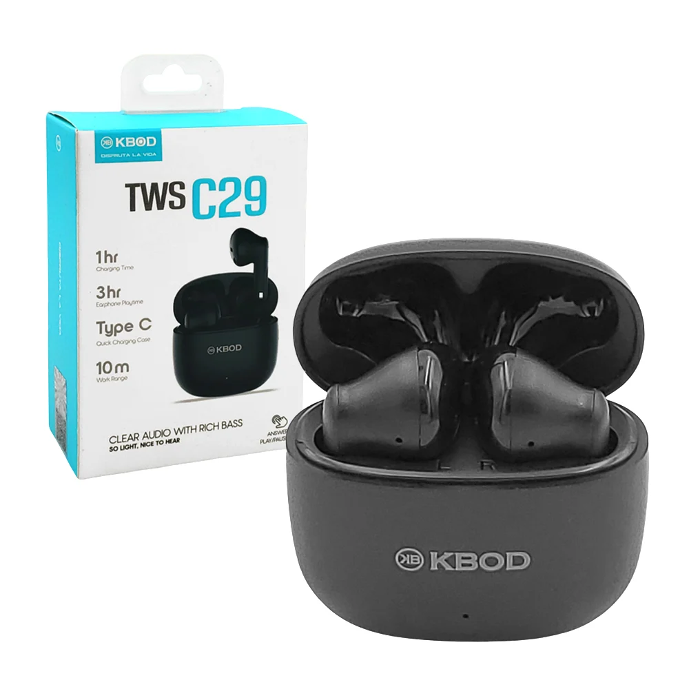 1pza Audífonos / auriculares inalámbricos, recargables, de tipo earph…