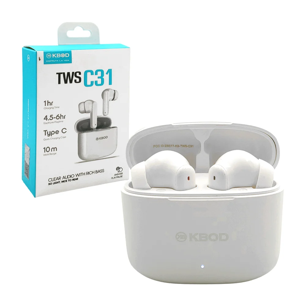 1pza Audífonos / auriculares inalámbricos, recargables, con almohadil…