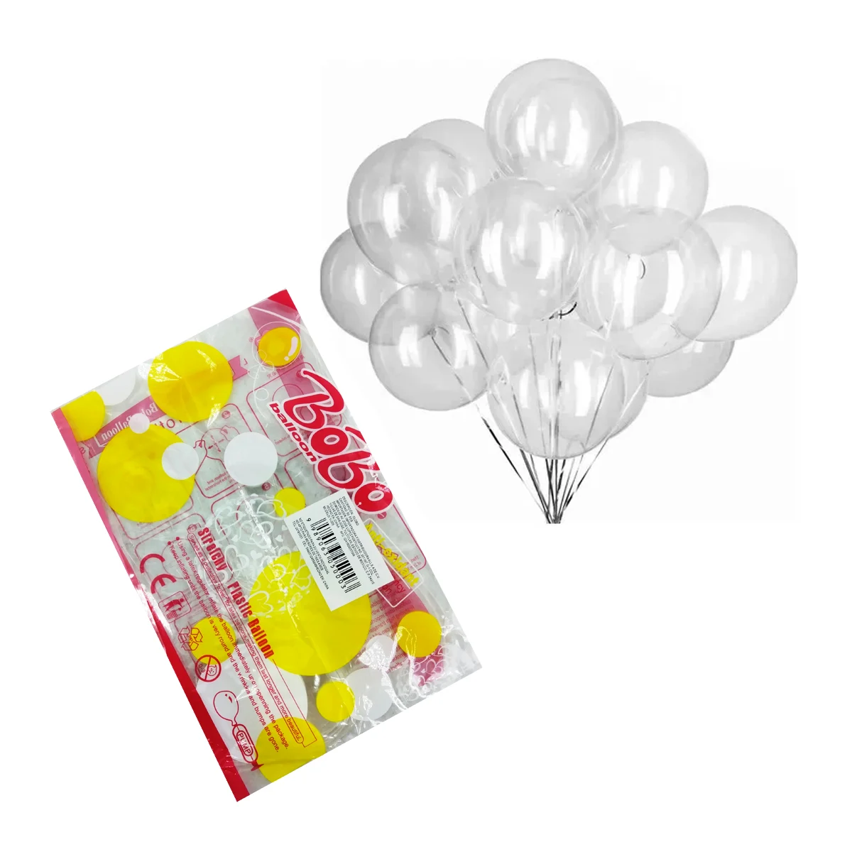 Paquete con 50 globos redondos transparentes con 5cm de ancho / bobo …