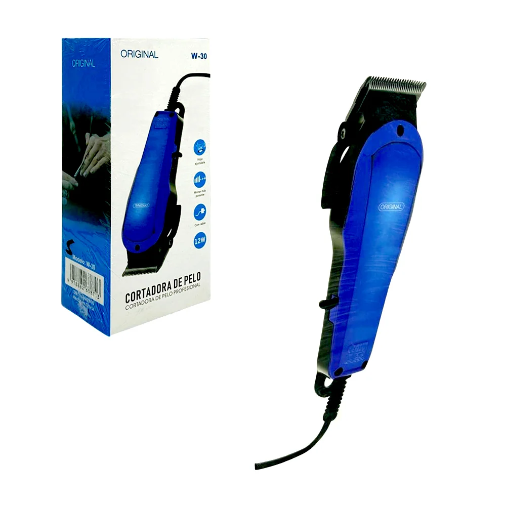 Máquina cortadora de pelo alámbrica con 4 peinetas intercambiables, 1…