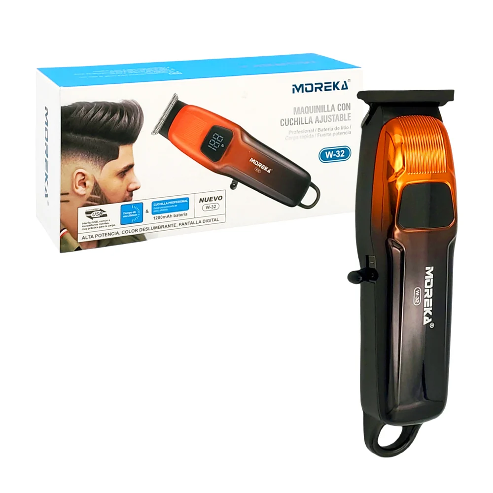 Máquina rasuradora inalámbrica, bricolor con pantalla led + accesorio…