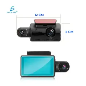 Cámara dual interior y frontal para automóvil dash dvr ele-gate con d…