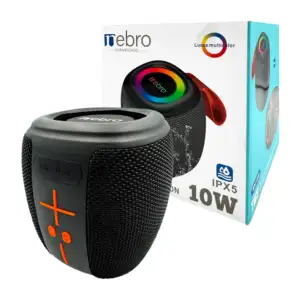 Bocina inalámbrica bluetooth con sistema de impermeabilización, luces…