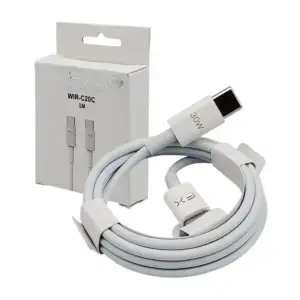 Cable para carga fx de 1 metro con entrada tipo c a tipo c, 30 watts …