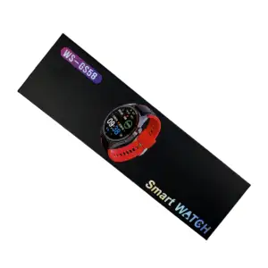 Smart watch redondo con correa de plástico, variedad de colores / ws-…