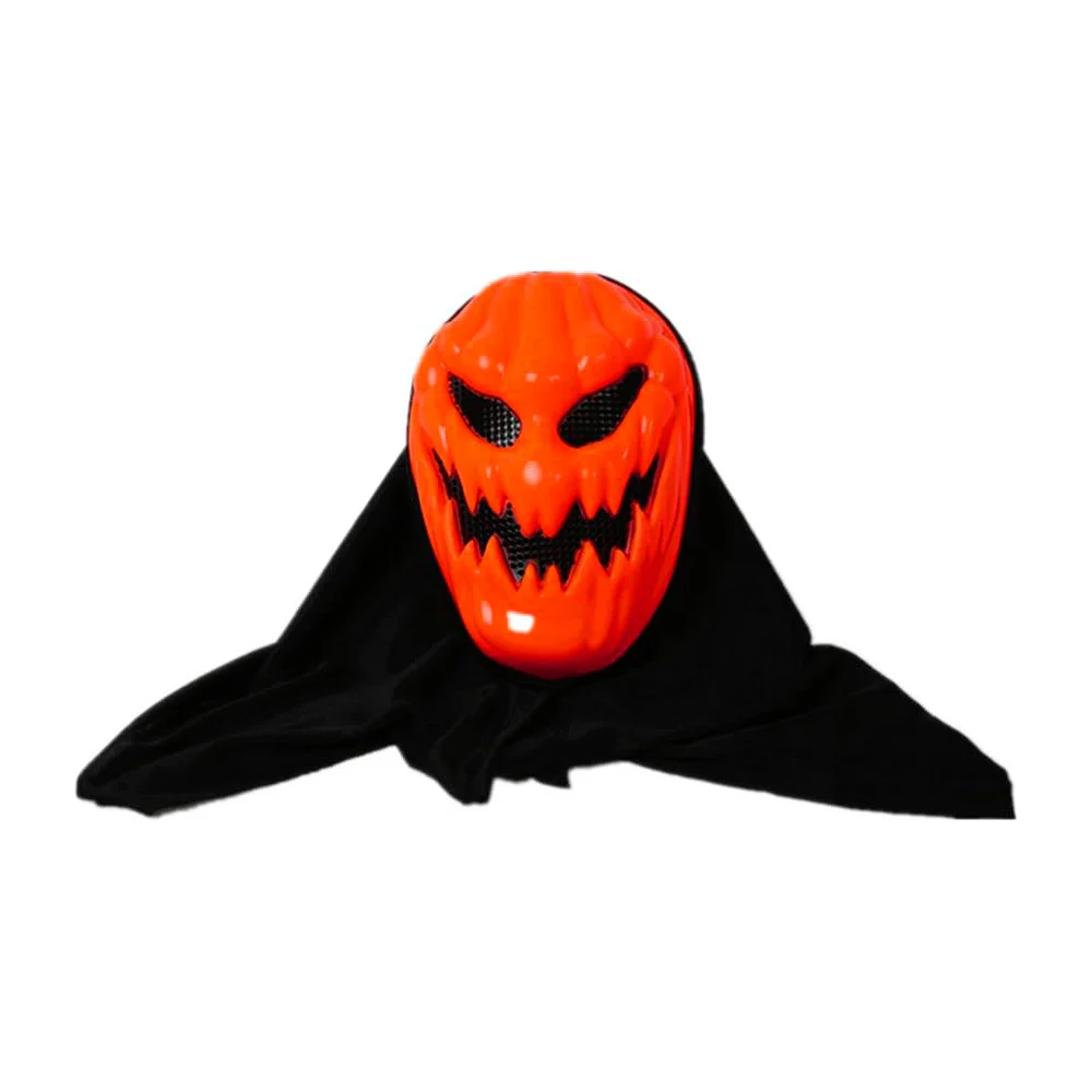 Máscara de plástico con diseño de calabaza aterradora para disfraz ha…