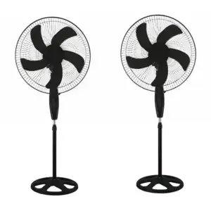 Par de ventiladores redondos 16 pulgadas con 5 aspas de plástico, 3 v…
