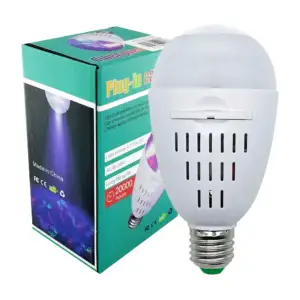 Foco proyector plug-in card lamp con 3 discos temática navideña, vari…