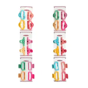 Blíster con 4 pinzas - broches chicos para el cabello, variedad de mo…
