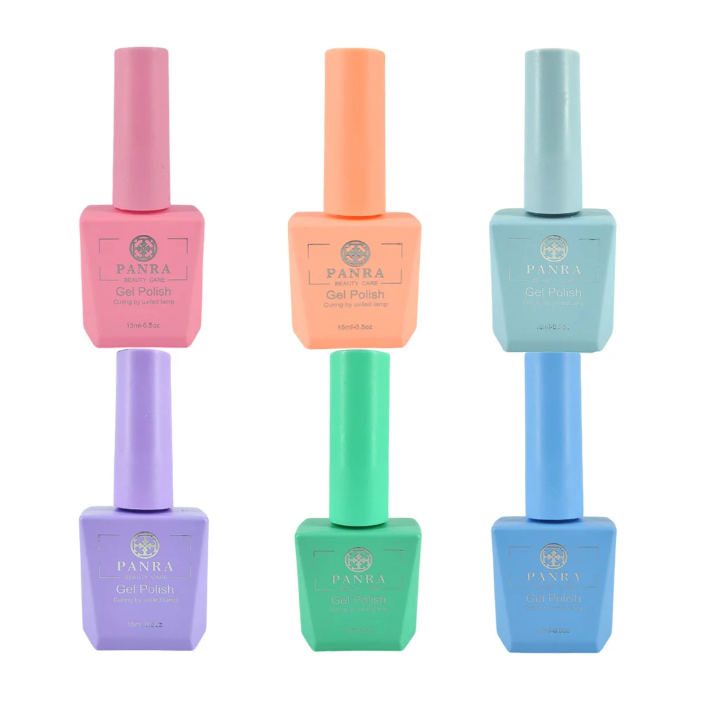 1pza Esmalte panra de gel polish en tono pastel, 15ml, variedad de co…