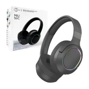 Diadema inalámbrica bluetooth yisen con diseño plegable y cable auxil…