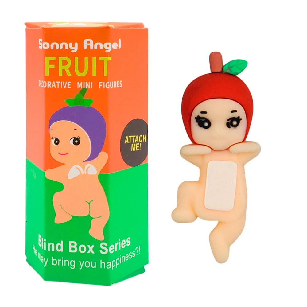 1pza Mini muñeco decorativo con gorro de fruta para celular, variedad…