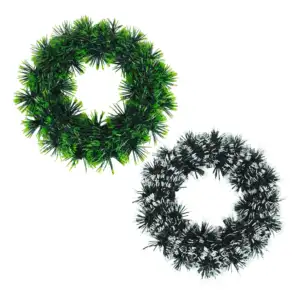 1pza Corona navideña colgante para decorar puerta, 30cm, variedad de …