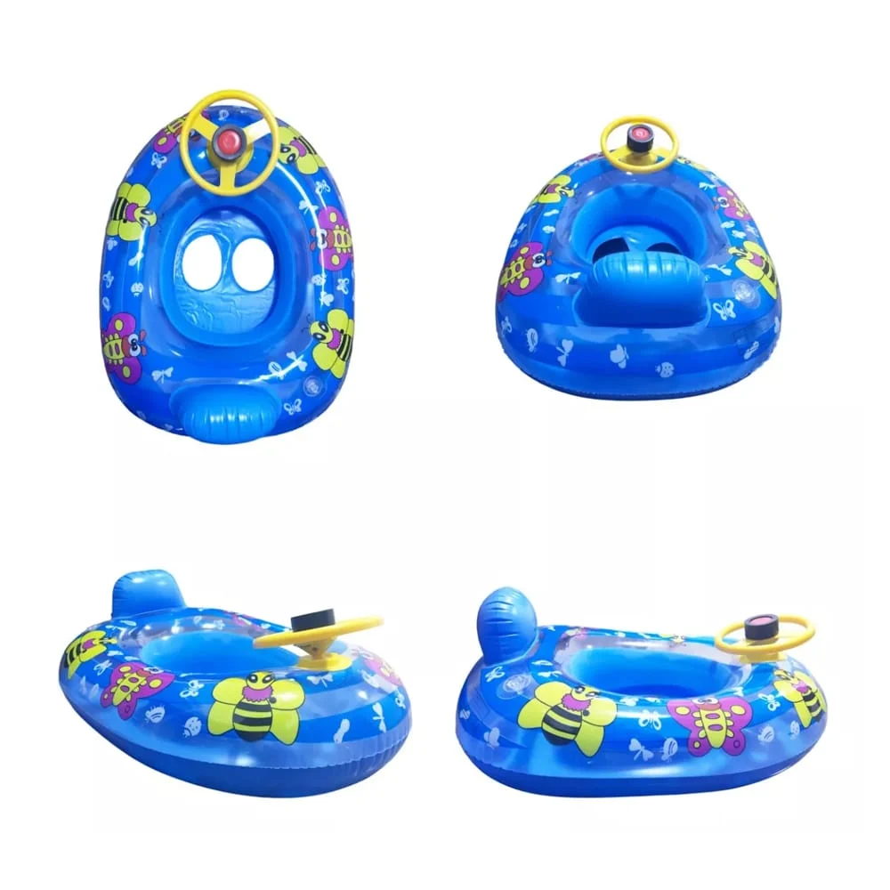 Salvavidas inflable de 75cm para bebé con volante + estampado abejas …