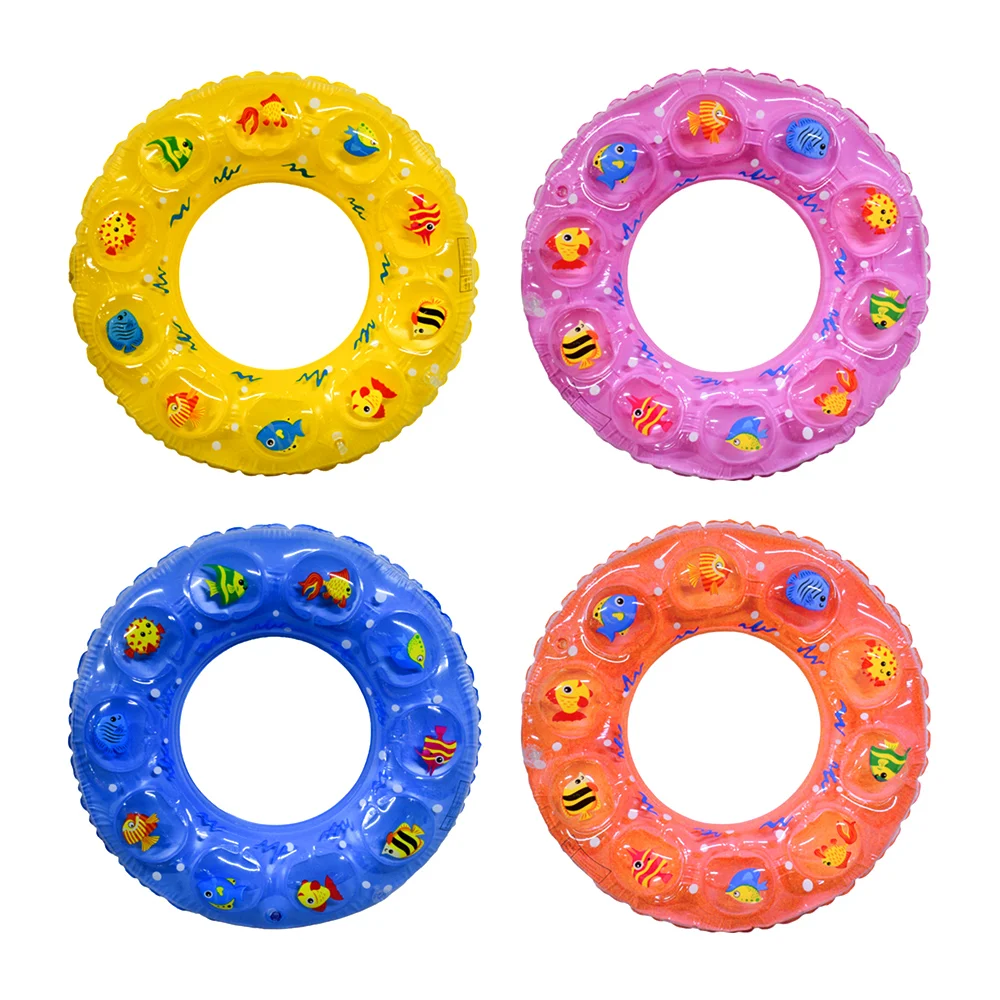 Salvavidas inflable con estampado de frutas o peces, 80cm, variedad d…