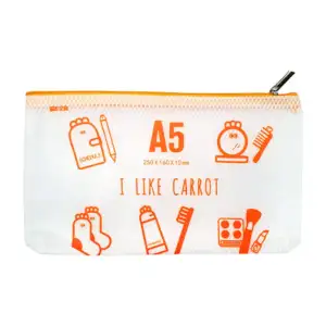 Lapicera a5 transparente de plástico tipo red 250x160x10mm / i like c…