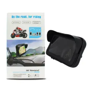 Soporte para motocicleta anti agua de 360°, compatible con pda, gps, …
