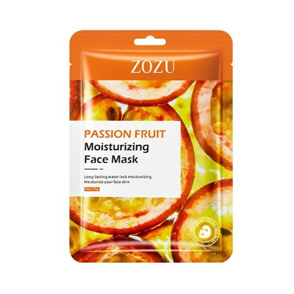 Mascarilla facial hidratante zozu con extracto de granada, 25g / zozu…