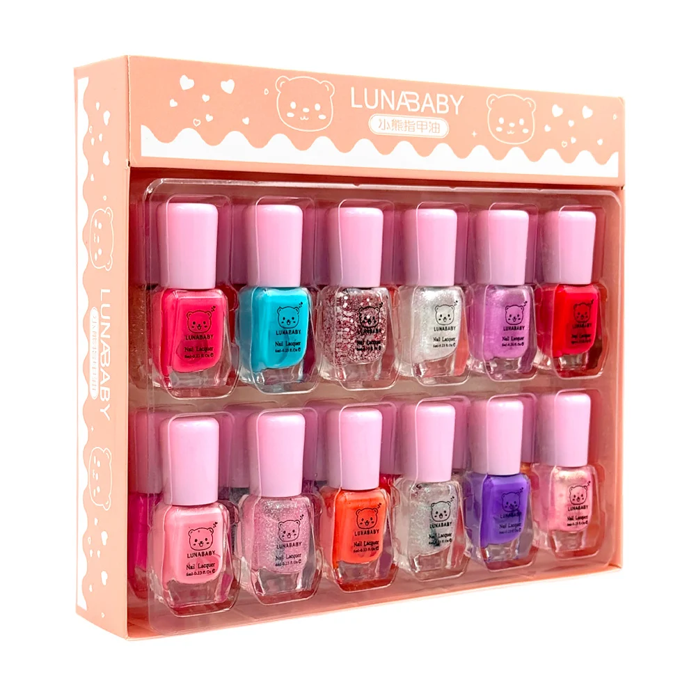 Paquete con 24 esmaltes infantiles para uñas nail lacquer en colores …