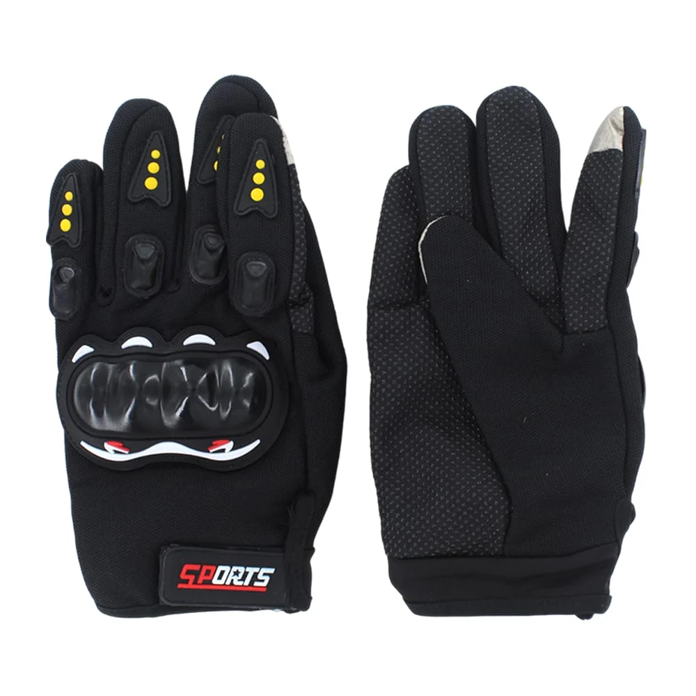 Par de guantes con protección de nudillos para motociclista, variedad…
