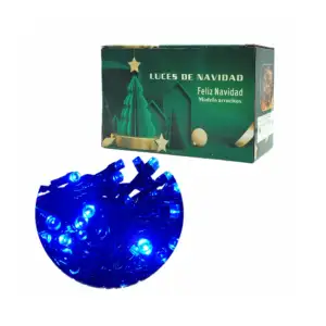 Serie de cable negro de 25m con 500 luces navideñas en modelos de arr…
