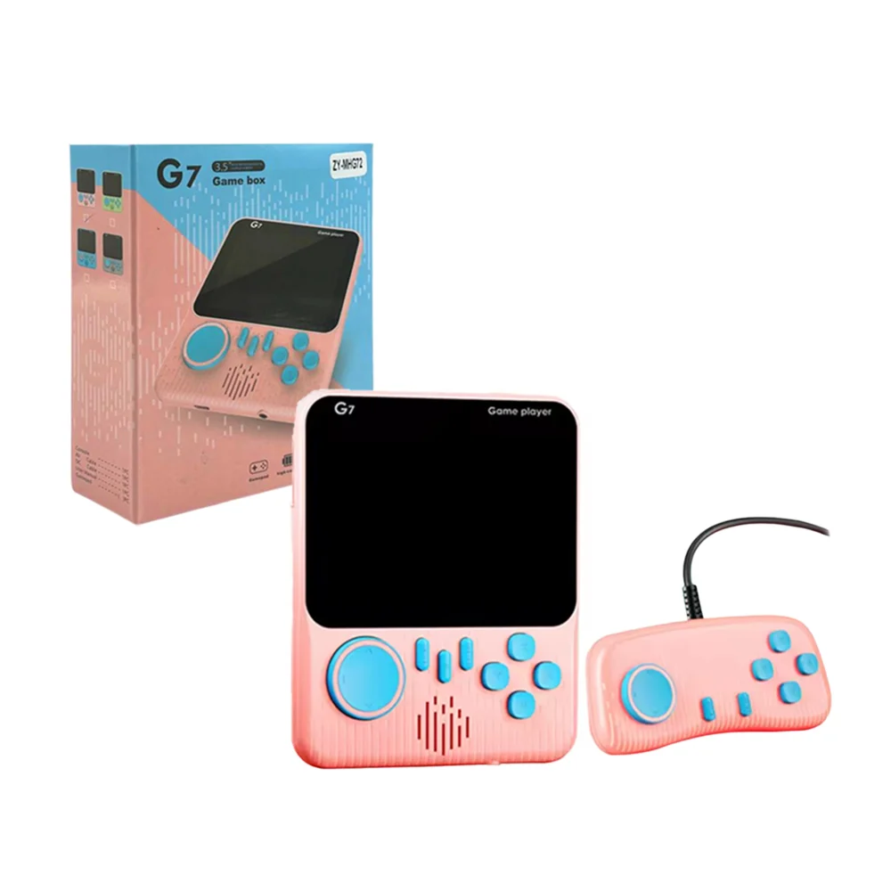 Mini consola g7 de 3.5 pulgadas con control y gran variedad de juegos…
