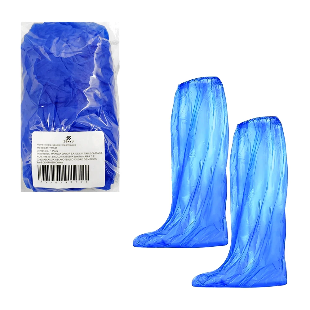 Paquete con 2 bolsas de plástico impermeables tipo bota para los zapa…