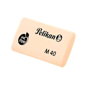 1pza goma borrador pelikan m40, pequeño, rectangular / m 40 / 0615040…