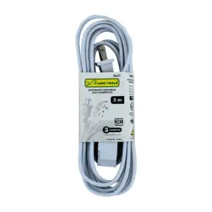 Extensión blanca lion tools para uso doméstico de 3 metros / 0631