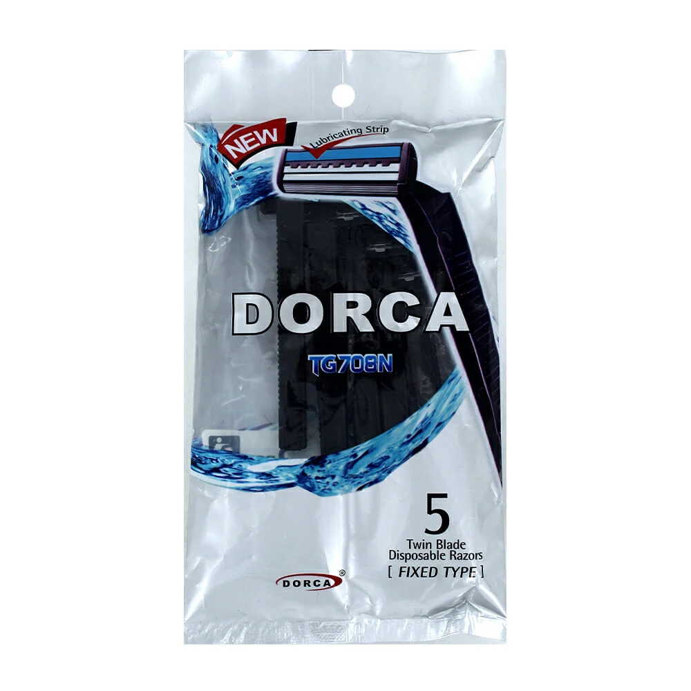 Paquete con 5 rastrillos desechables con triple navaja / tg708n