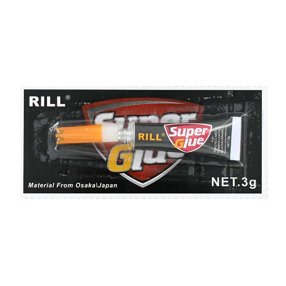 1pza Pegamento líquido rill super glue en gotero, 3g / 10898