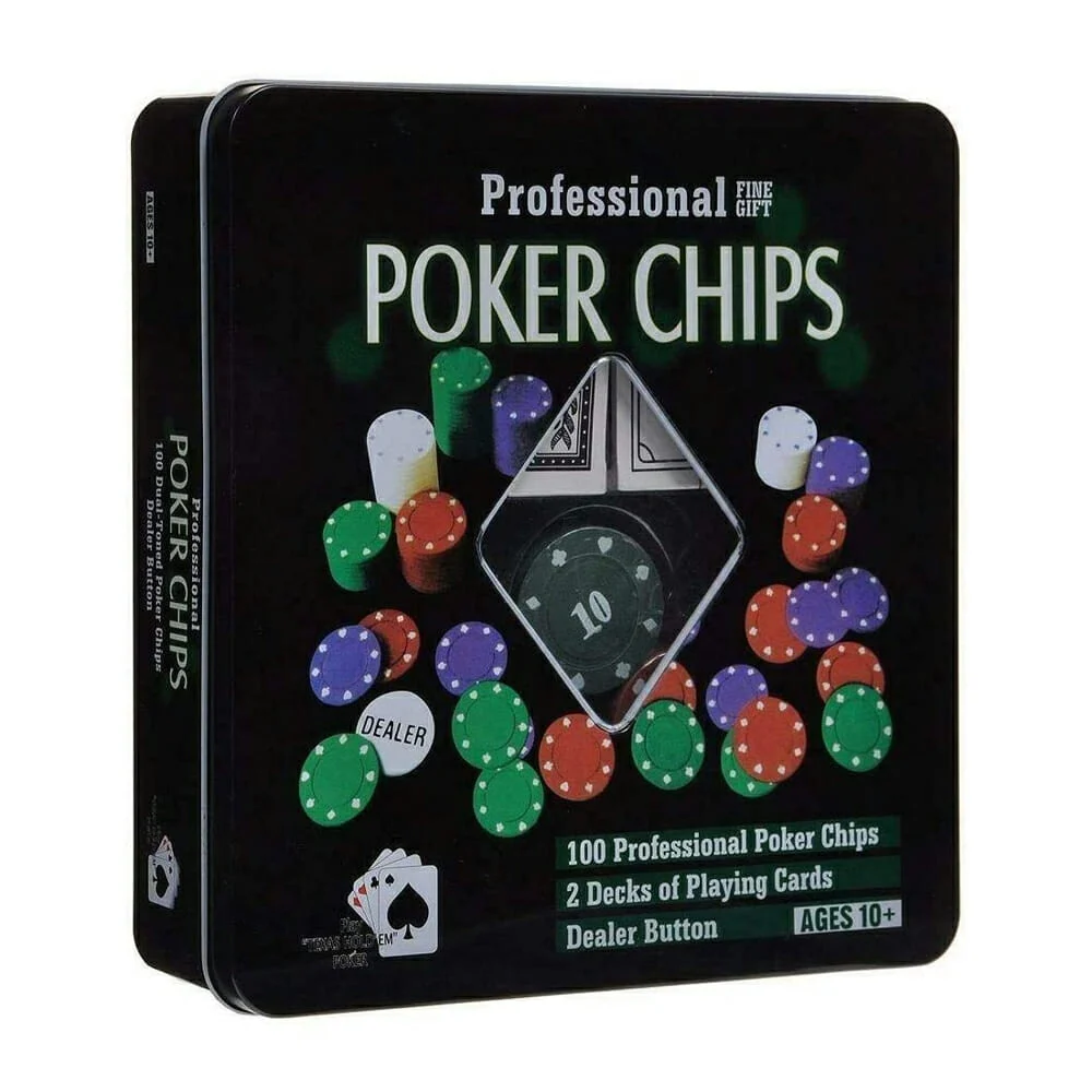 Set de juego poker profesional / professional poker chips / 11070