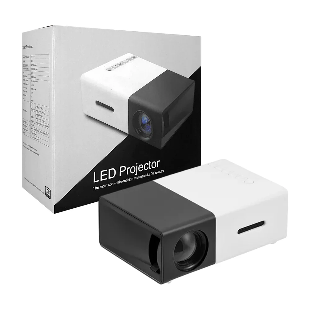 Mini proyector led projector de audio y video con control remoto, ran…