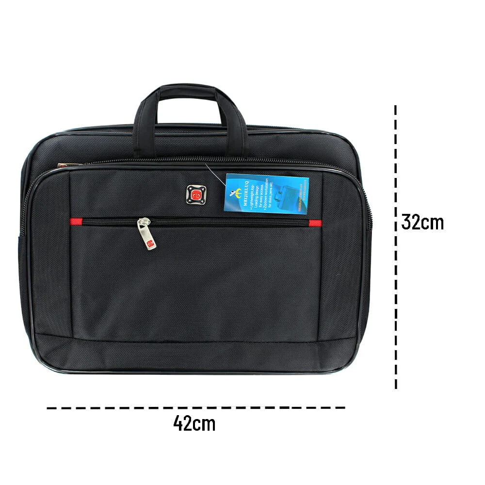 Bolsa maletín liso multifuncional de 5 compartimentos / lml-1303