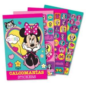 Block de stickers calcomanías granmark con diseño de minnie mouse / 1…