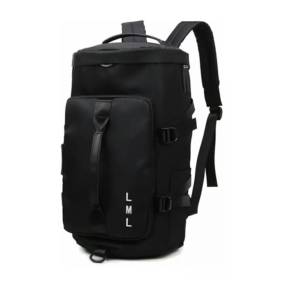 Mochila maleta lml lisa 2 en 1 de 4 compartimentos con broches ajusta…