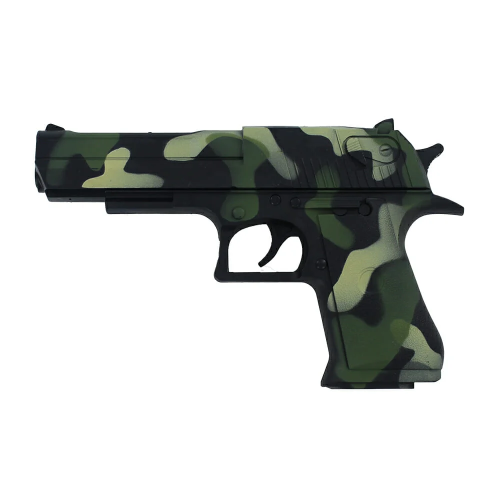 Pistola manual de juguete con diseño tipo camuflajeado lanza bolitas …