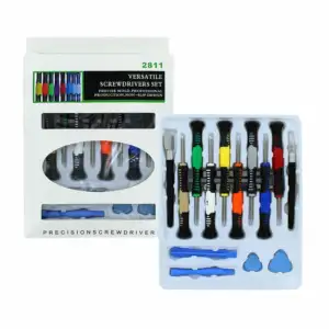 Set 8 desarmadores para celular + accesorios 2811 / gj-326 / lsd-6131