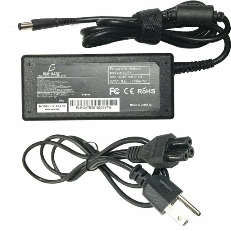 Cargador de punta gruesa compatible por Hp Centrino 90w / hy.4.74.745…