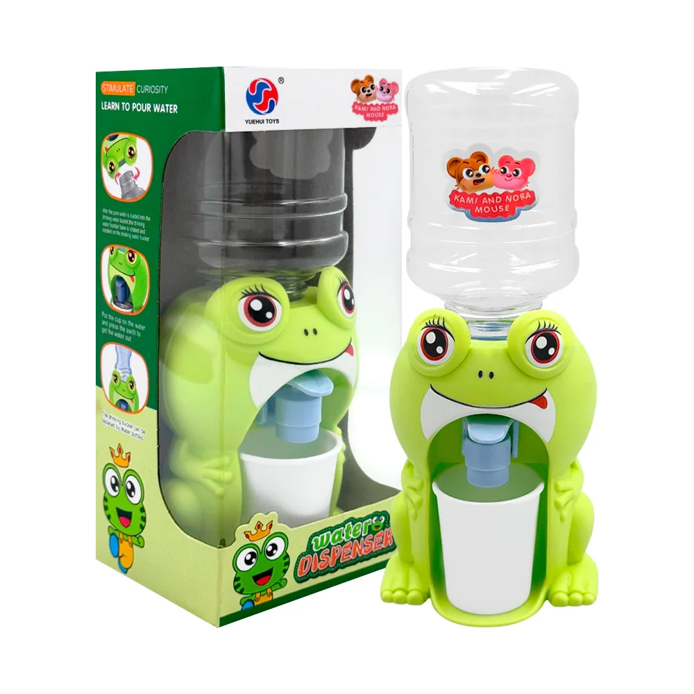Mini dispensador pequeño en forma de rana kawaii + mini garrafón de p…