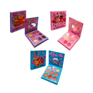 Paleta de sombras chica coco urban con 9 colores y espejo, variedad d…