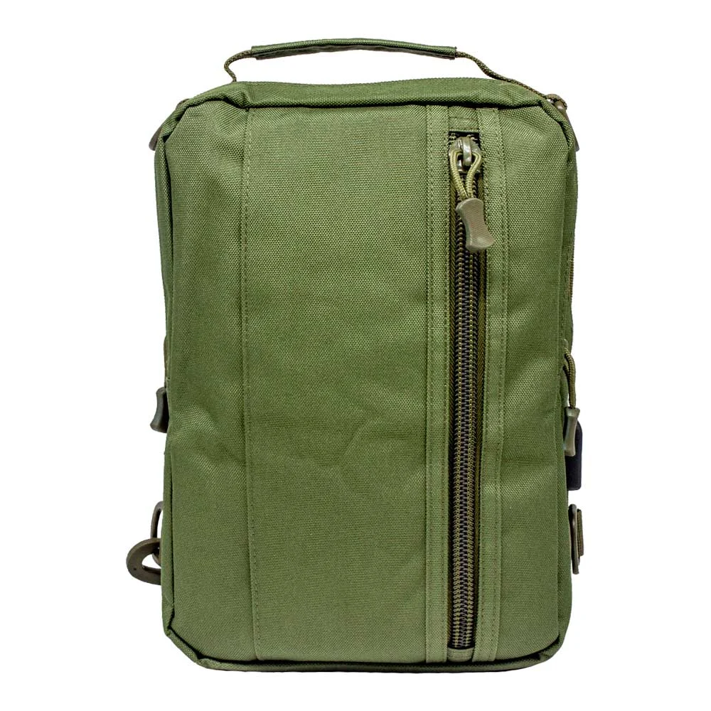 Mochila mariconera táctica lisa de 3 compartimentos, variedad de dise…