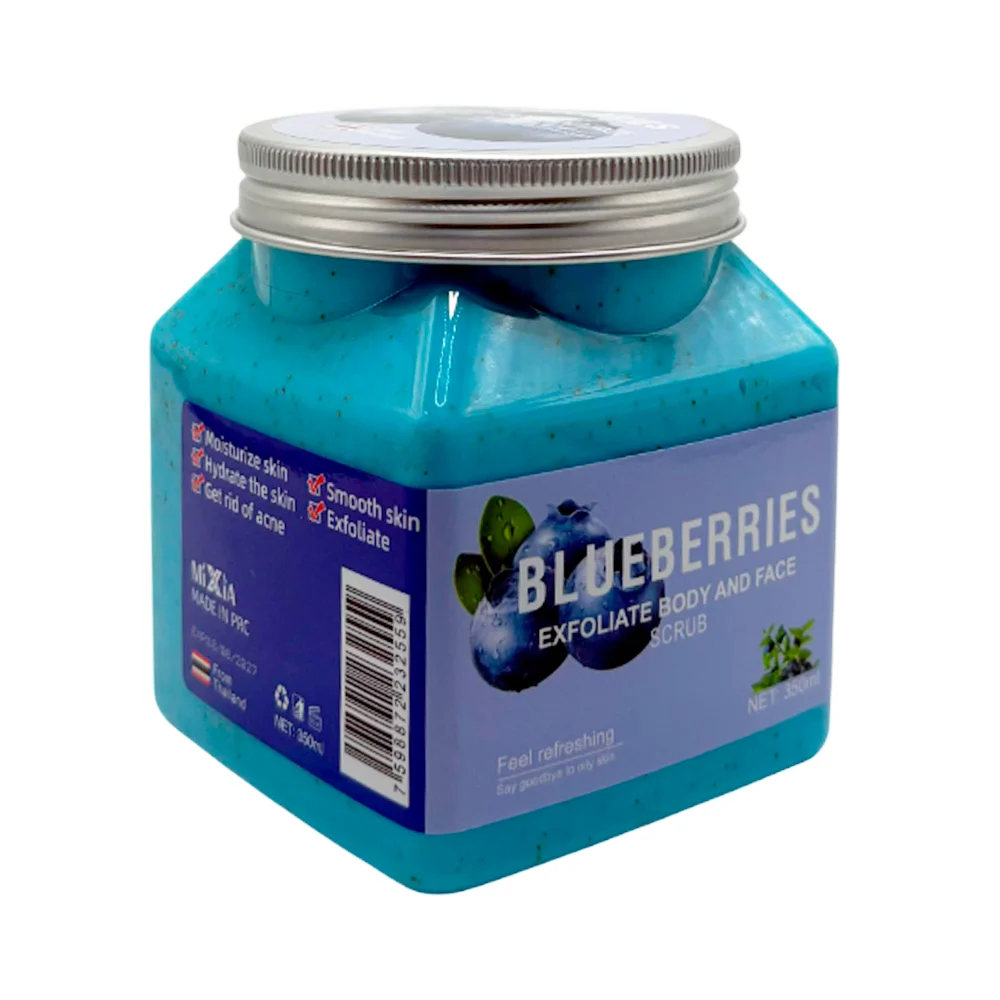 Crema exfoliante facial y corporal con extracto de blueberries - mora…