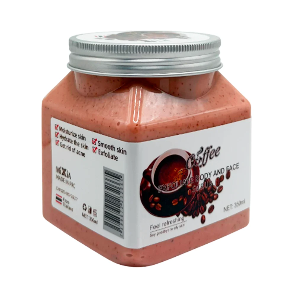 Crema exfoliante facial y corporal con extracto de café, 350ml / coff…
