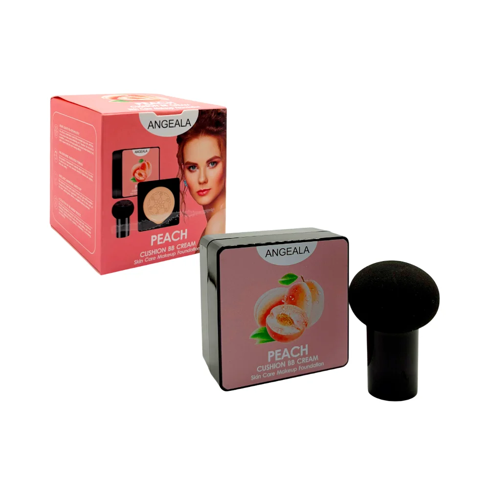 Maquillaje liquido bb cream angeala con extracto de durazno + esponja…