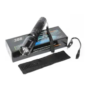 Lámpara teaser recargable con láser rojo y correa / 288 multifunction…