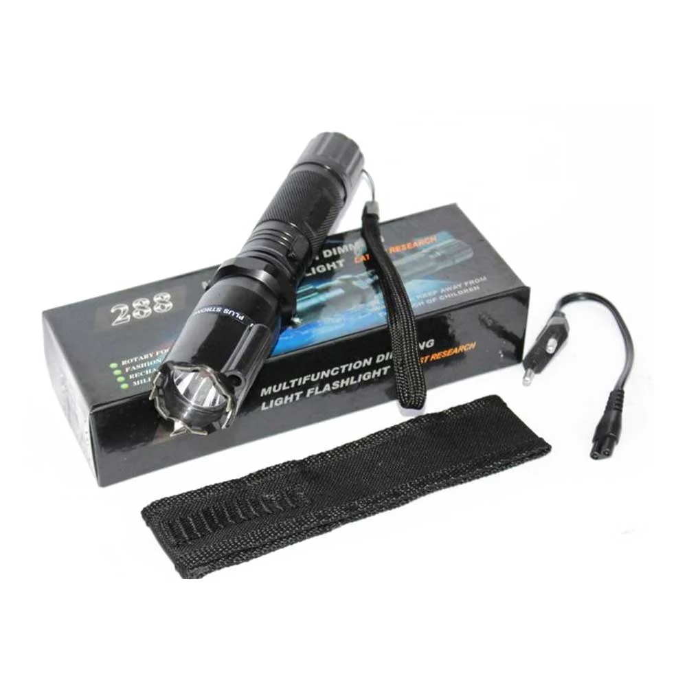 Lámpara teaser recargable con láser rojo y correa / 288 multifunction…