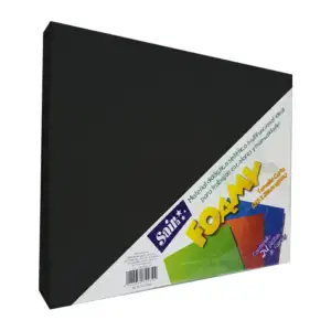 Paquete 24 pzas de foamy tamaño carta en color negro, 21.5x28cm / 223…