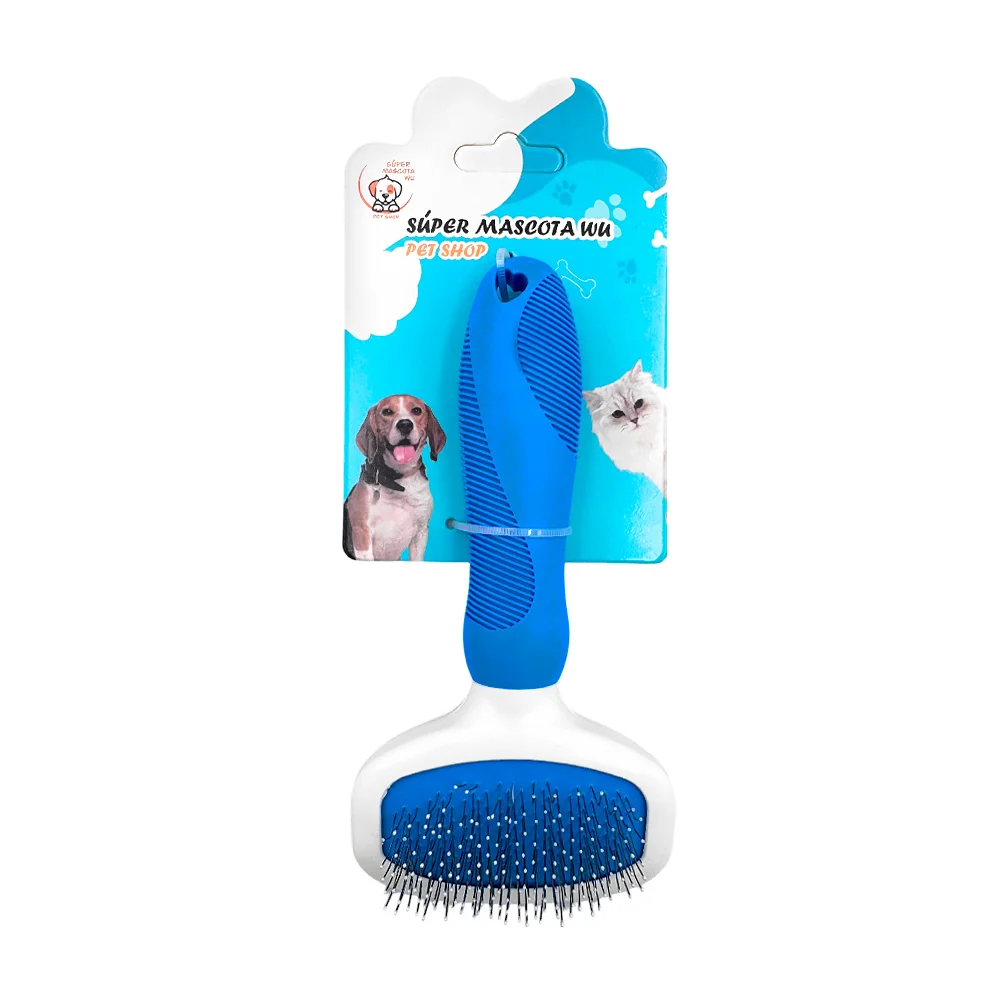 Cepillo pequeño para mascota, mango ergonómico, colores surtidos / 35700