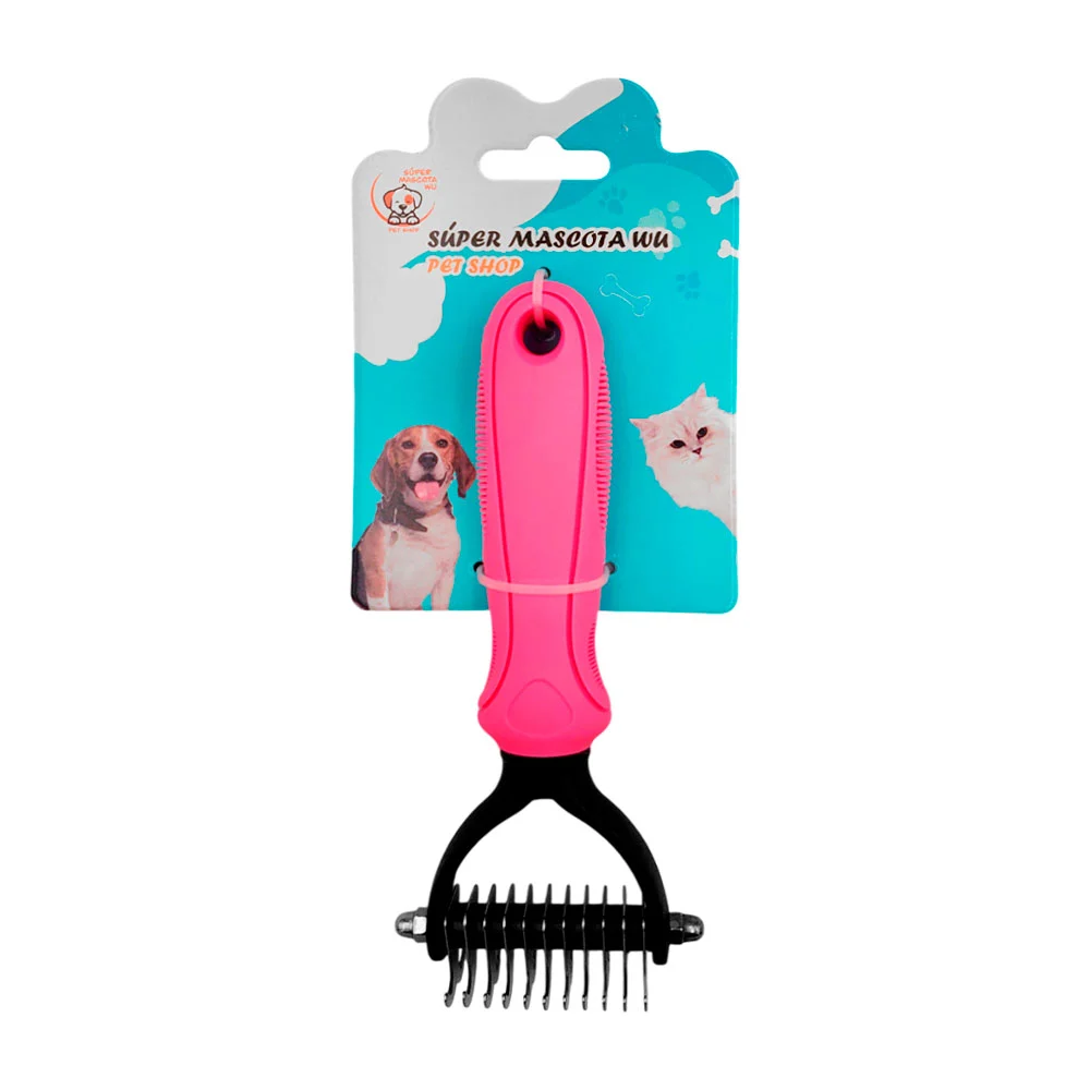 Cepillo deslanador con mango ergonómico, colores surtidos / 35713